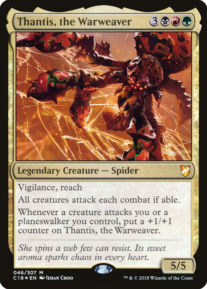 Thantis, the Warweaver 46/307 (Commander 2018)  - Foil | Good Games Morley