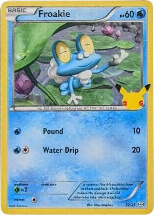 Froakie 022/025 (McDonald's 25th Anniversary Promos)  - Holofoil | Good Games Morley