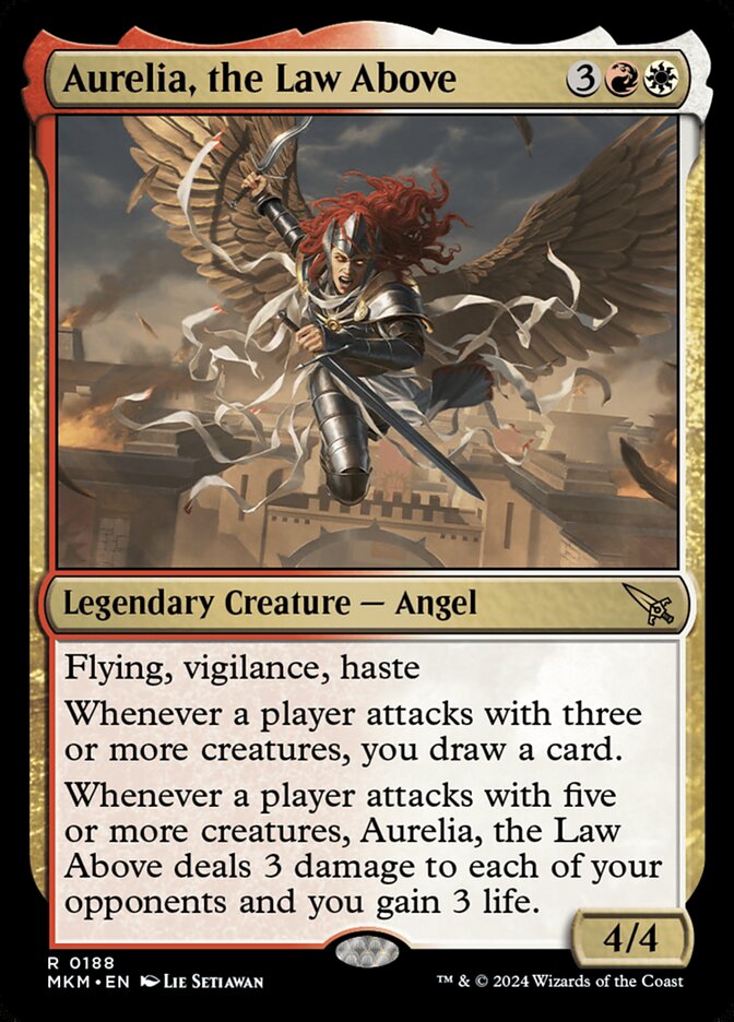 Aurelia, the Law Above 188 (Murders at Karlov Manor)  - Foil | Good Games Morley