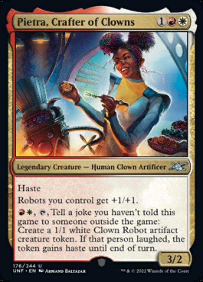 Pietra, Crafter of Clowns [Unfinity] | Good Games Morley