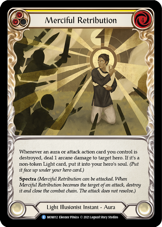 Merciful Retribution [MON012] (Monarch)  1st Edition Normal | Good Games Morley