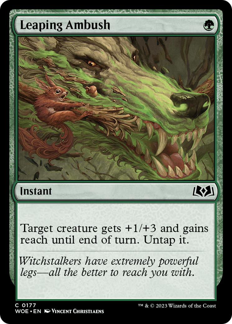 Leaping Ambush [Wilds of Eldraine] | Good Games Morley
