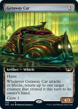 Getaway Car Extended Art 438/281 (Streets of New Capenna)  | Good Games Morley