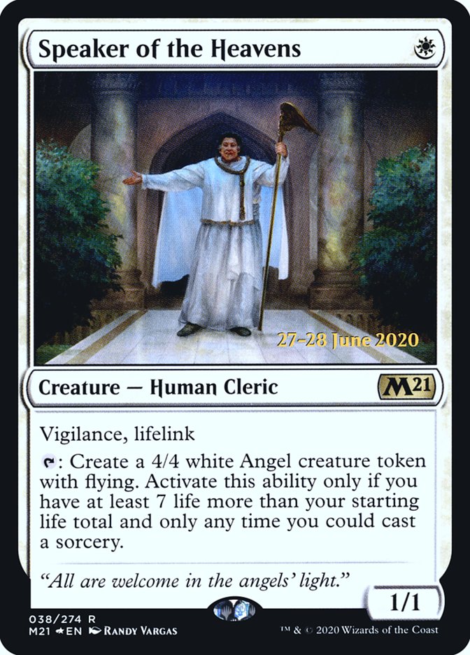 Speaker of the Heavens [Core Set 2021 Prerelease Promos] | Good Games Morley