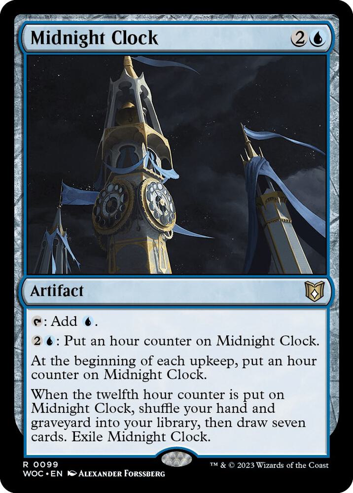 Midnight Clock 99/173 (Commander: Wilds of Eldraine)  | Good Games Morley