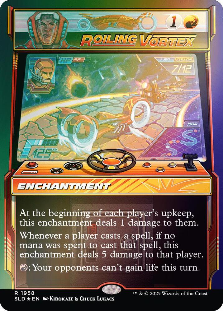 Roiling Vortex 1958 (Secret Lair Drop Series)  - Showcase Rainbow Foil | Good Games Morley
