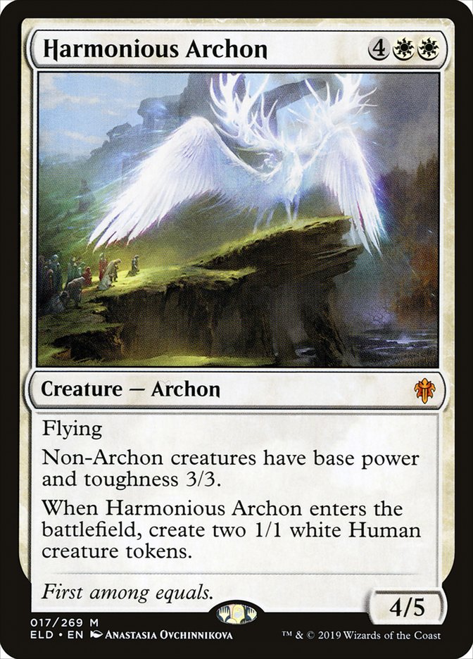 Harmonious Archon 17/269 (Throne of Eldraine)  - Foil | Good Games Morley