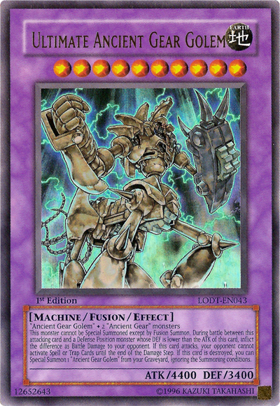 Ultimate Ancient Gear Golem [LODT-EN043] Ultra Rare | Good Games Morley