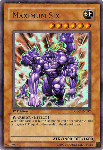 Maximum Six [LODT-EN097] Ultra Rare | Good Games Morley
