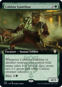 Caldaia Guardian Extended Art 156 (Commander: Streets of New Capenna)  | Good Games Morley