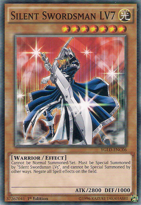 Silent Swordsman LV7 [YGLD-ENC06] Common | Good Games Morley