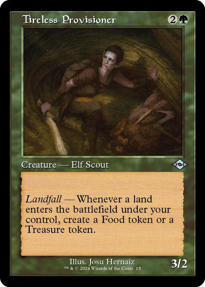 Tireless Provisioner Retro Frame 15 (Modern Horizons 2)  - Foil | Good Games Morley