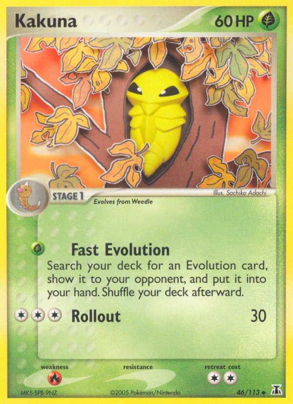 Kakuna (46/113) [EX: Delta Species] | Good Games Morley