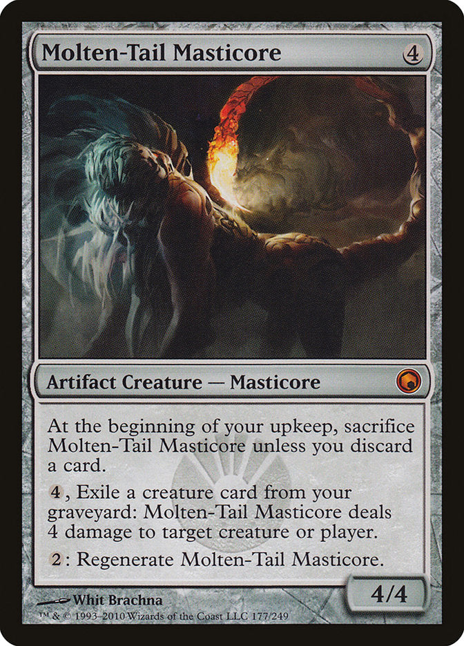 Molten-Tail Masticore 177/249 (Scars of Mirrodin)  | Good Games Morley