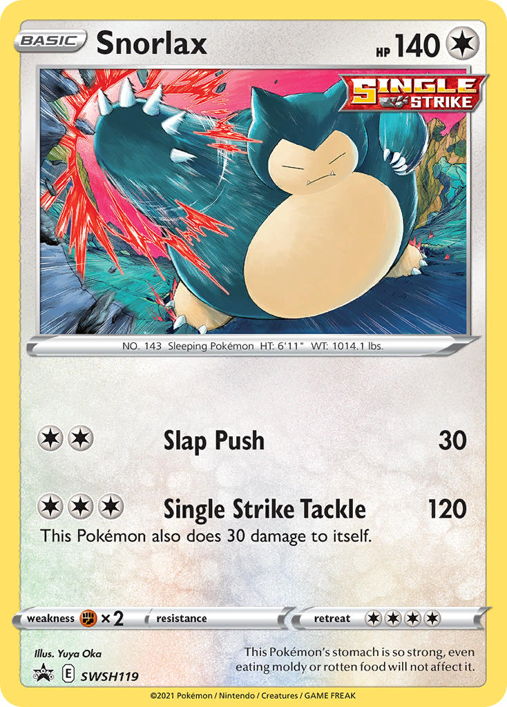 Snorlax (SWSH119) [Sword & Shield: Black Star Promos] | Good Games Morley