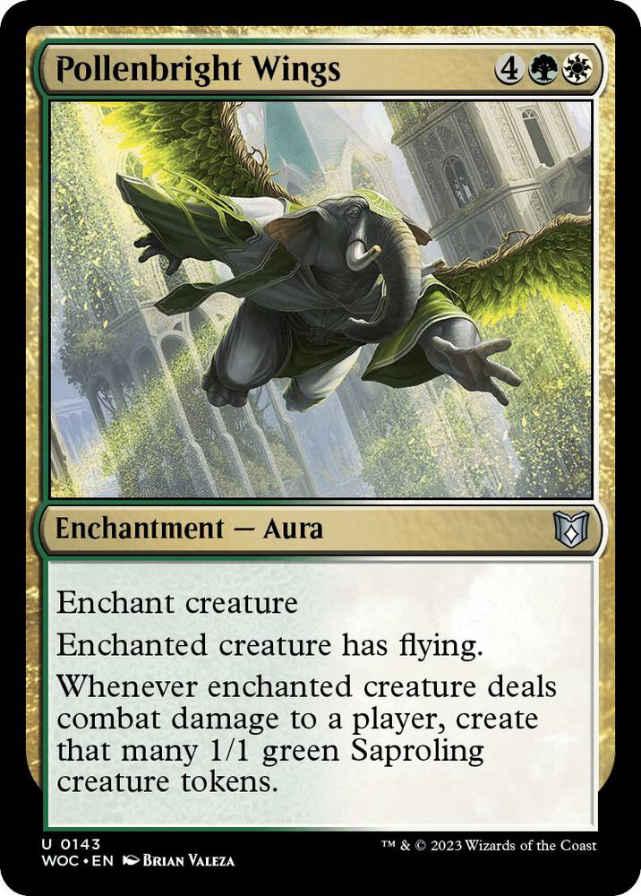 Pollenbright Wings 143/173 (Commander: Wilds of Eldraine)  | Good Games Morley