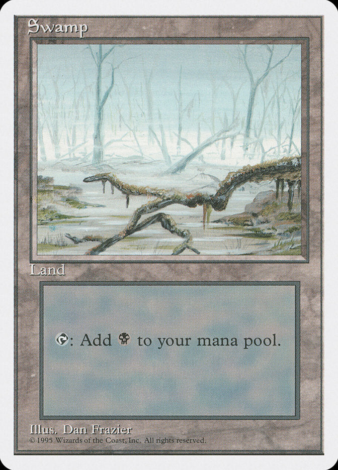 Swamp (White Fog in Trees) [Fourth Edition] | Good Games Morley