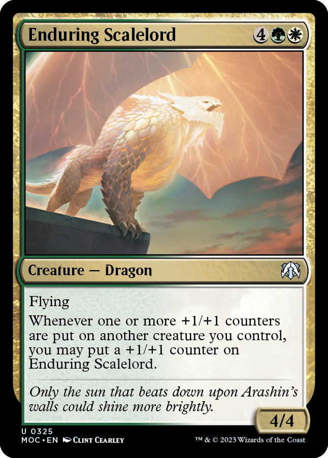 Enduring Scalelord [March of the Machine Commander] | Good Games Morley