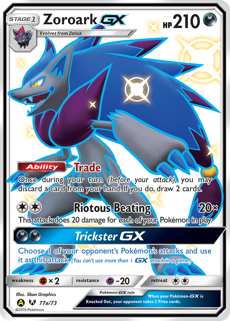 Zoroark GX (77a/73) [Alternate Art Promos] | Good Games Morley