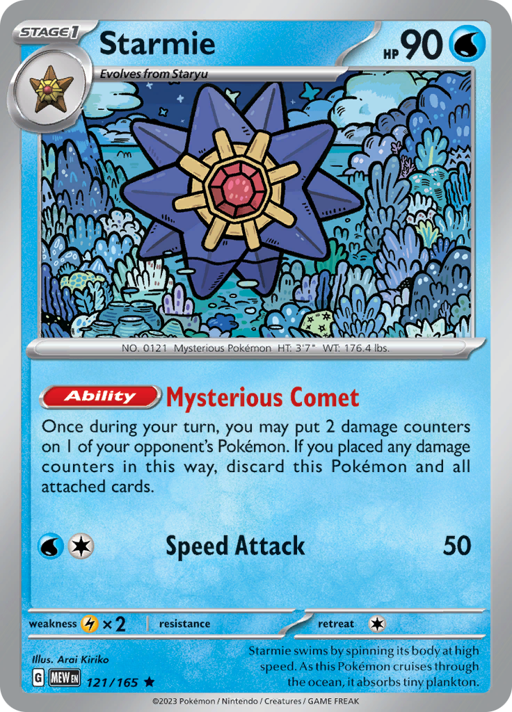 Starmie (121/165) [Scarlet & Violet 151] | Good Games Morley