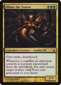 Glissa, the Traitor (Mirrodin Besieged) [Oversize Cards] | Good Games Morley