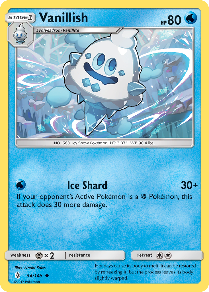 Vanillish (34/145) [Sun & Moon: Guardians Rising] | Good Games Morley