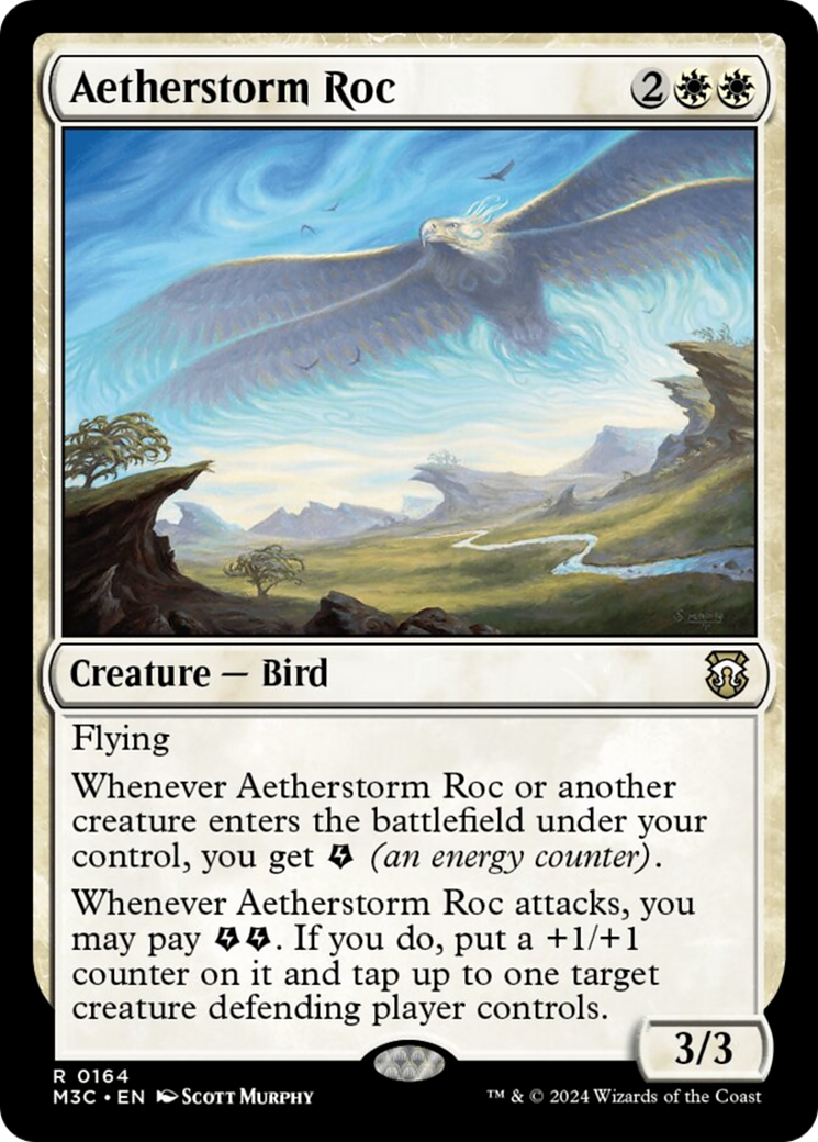 Aetherstorm Roc (Ripple Foil) [Modern Horizons 3 Commander] | Good Games Morley