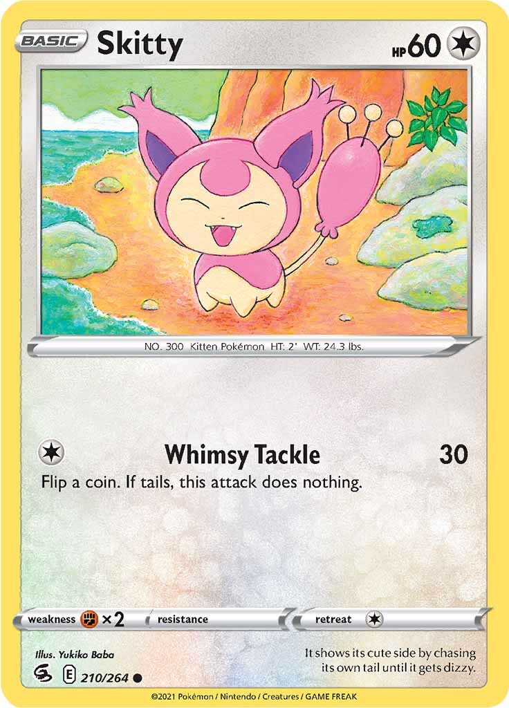 Skitty (210/264) [Sword & Shield: Fusion Strike] | Good Games Morley