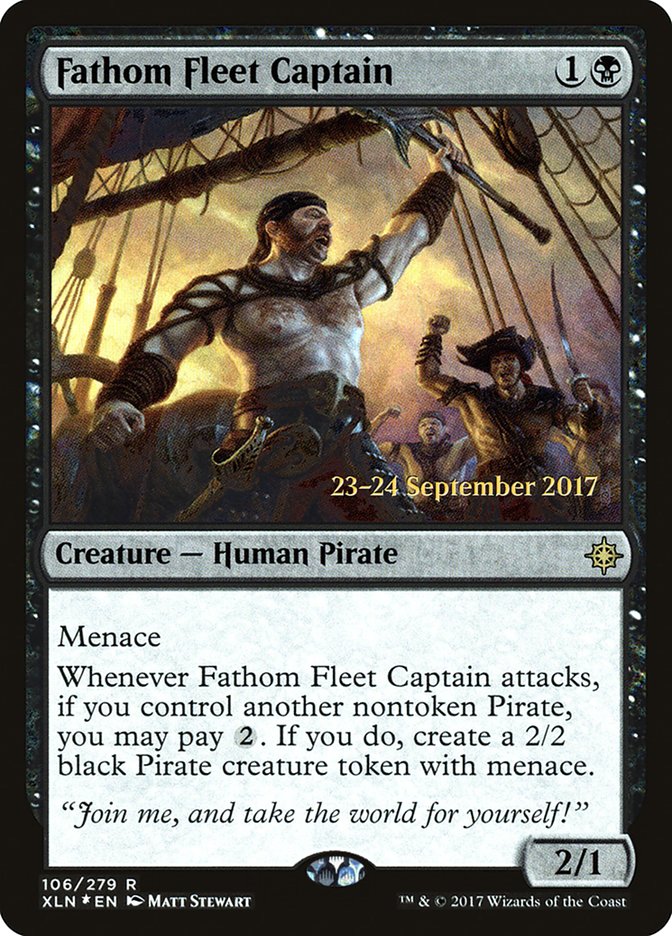 Fathom Fleet Captain [Ixalan Prerelease Promos] | Good Games Morley