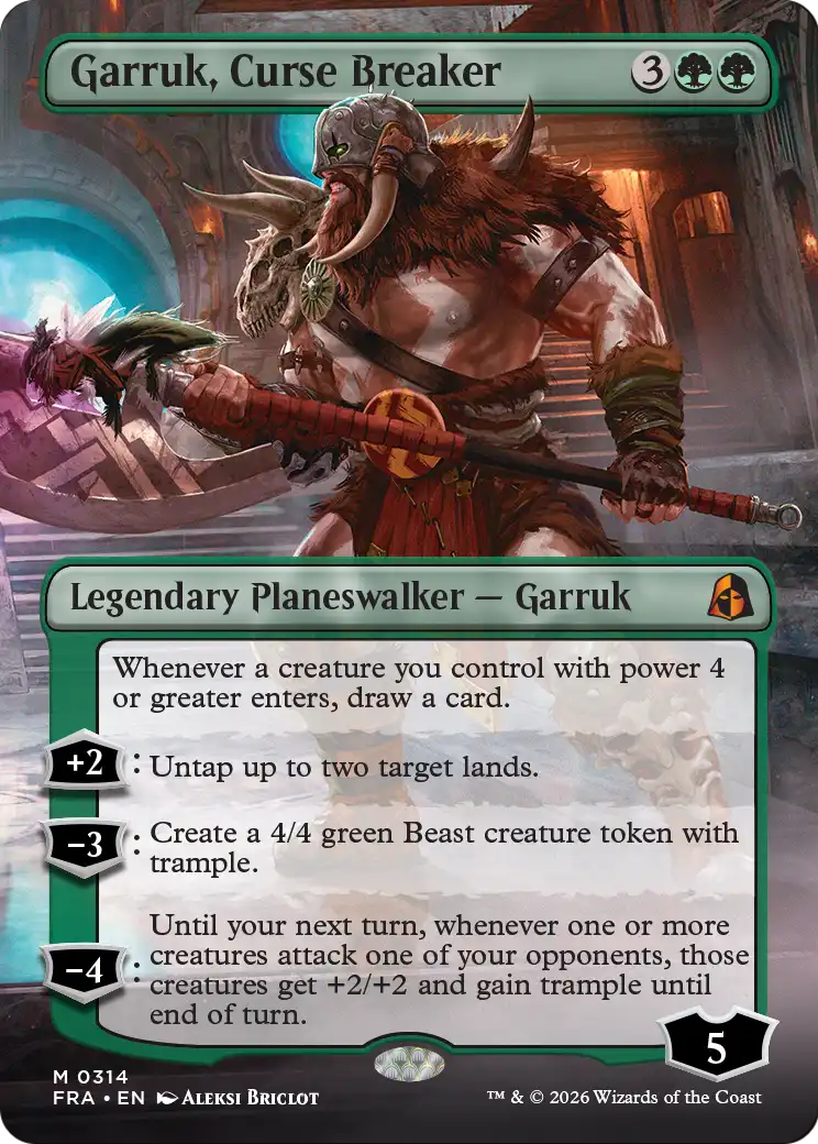 Garruk, Curse Breaker (Borderless) [Reality Fracture] | Good Games Morley