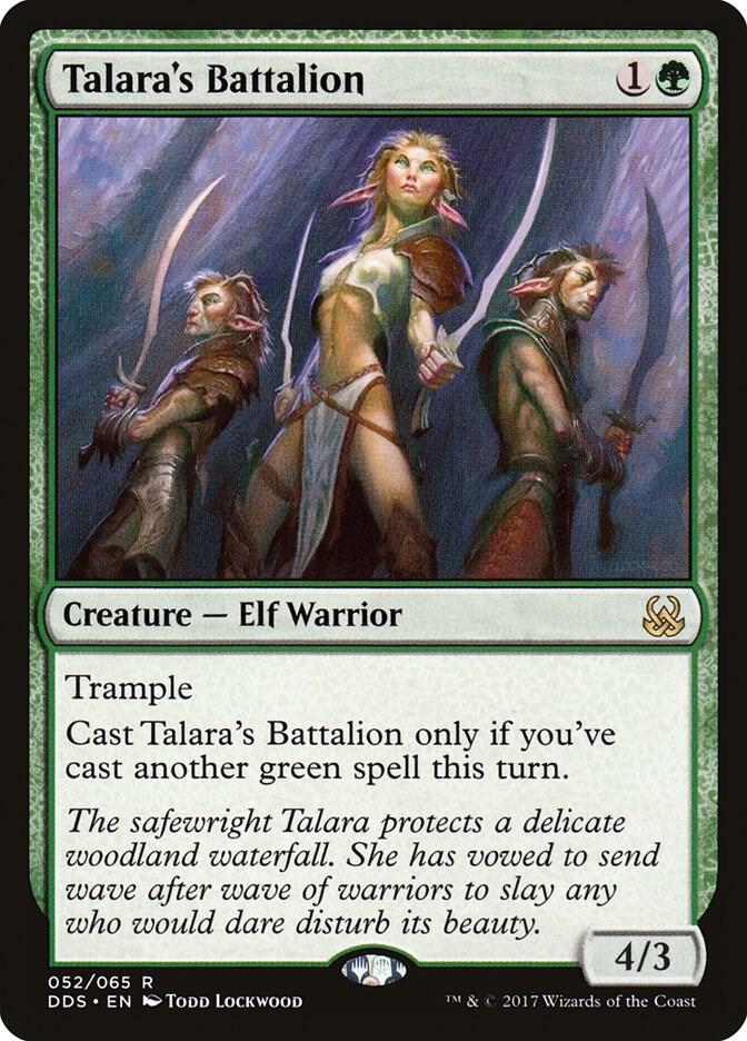 Talara's Battalion 52/65 (Duel Decks: Mind vs. Might)  | Good Games Morley