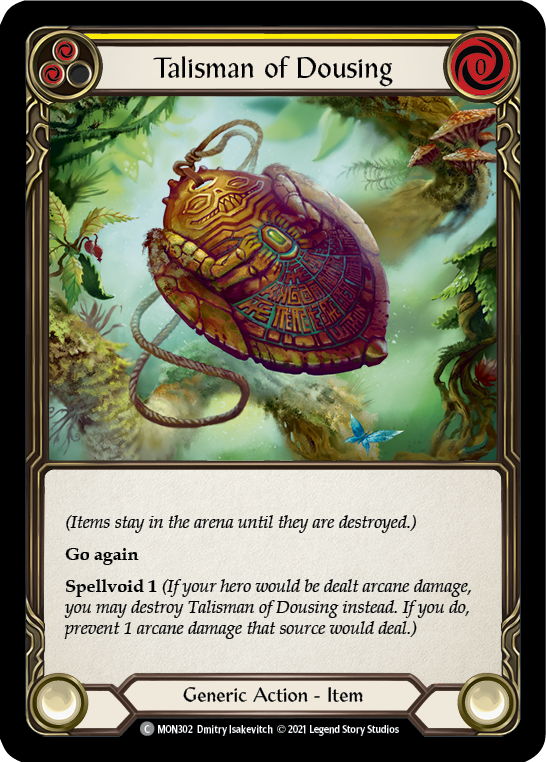 Talisman of Dousing [MON302-RF] (Monarch)  1st Edition Rainbow Foil | Good Games Morley