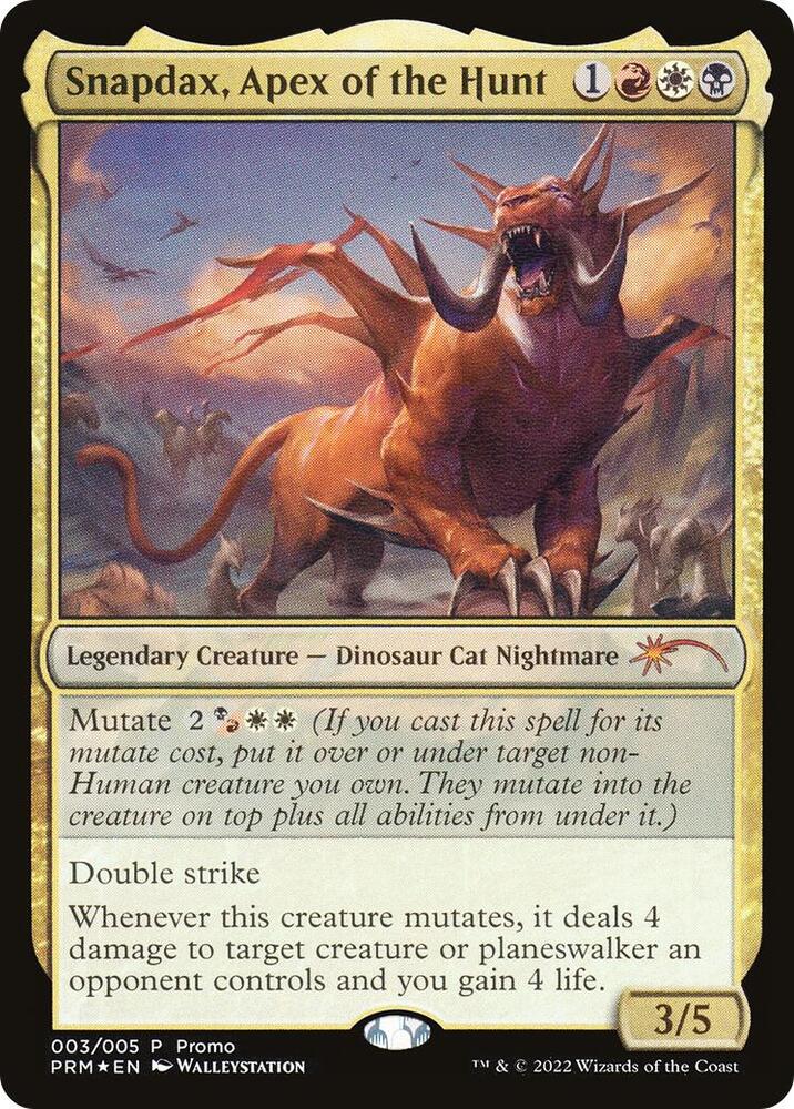 Snapdax Apex of the Hunt 2022 Lunar New Year Promo 3/5 (Unique and Miscellaneous Promos)  - Foil | Good Games Morley