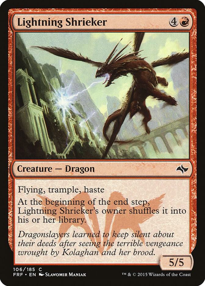 Lightning Shrieker 106/185 (Fate Reforged)  - Foil | Good Games Morley