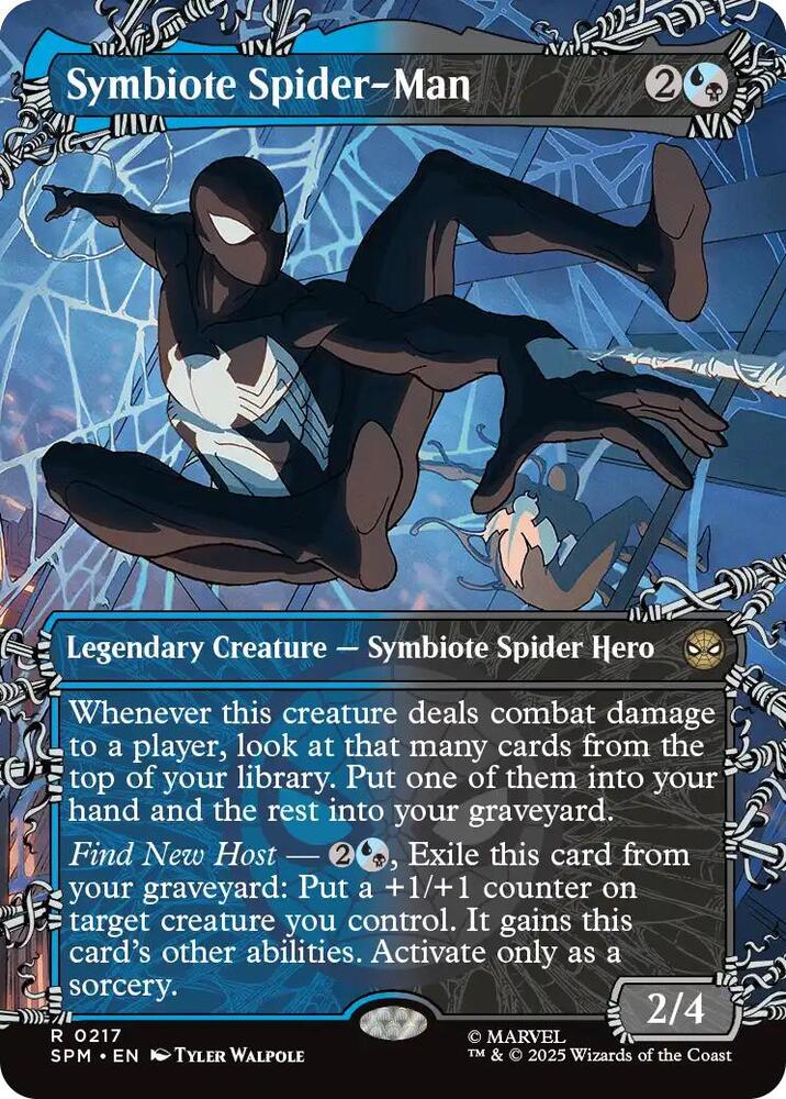 Symbiote Spider-Man 217/198 (Marvel's Spider-Man)  - Showcase | Good Games Morley