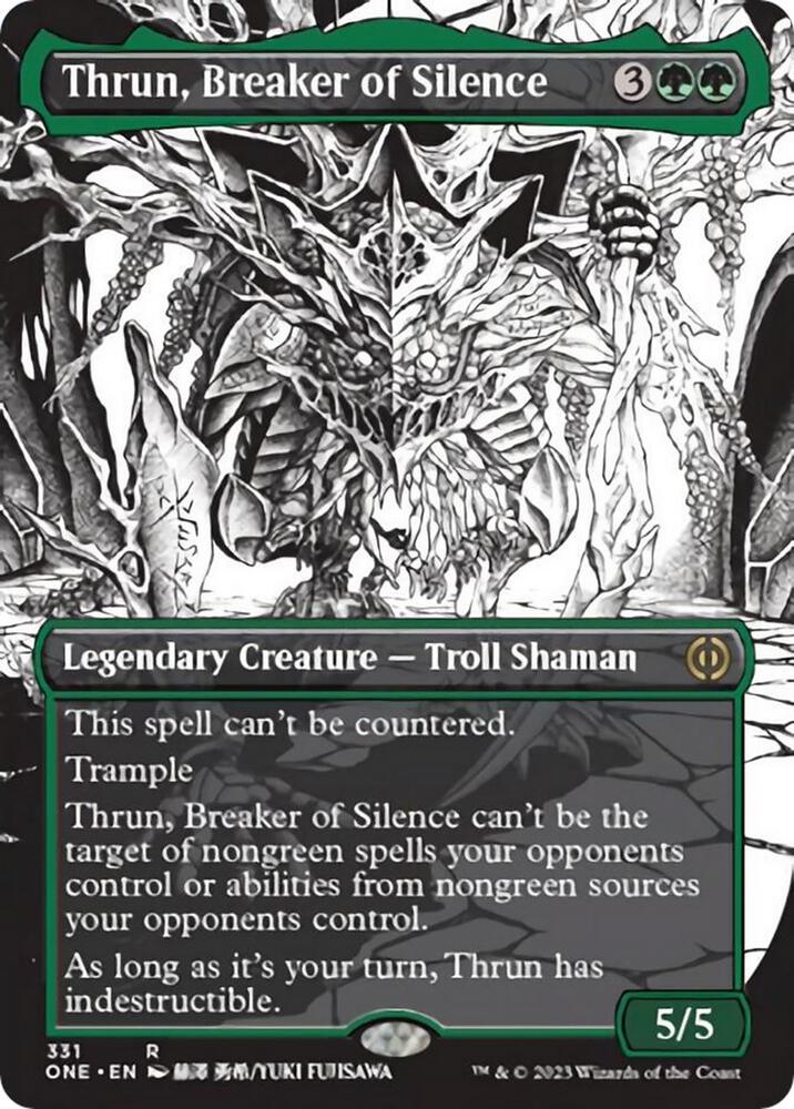 Thrun, Breaker of Silence 331/271 (Phyrexia: All Will Be One)  - Borderless Foil | Good Games Morley