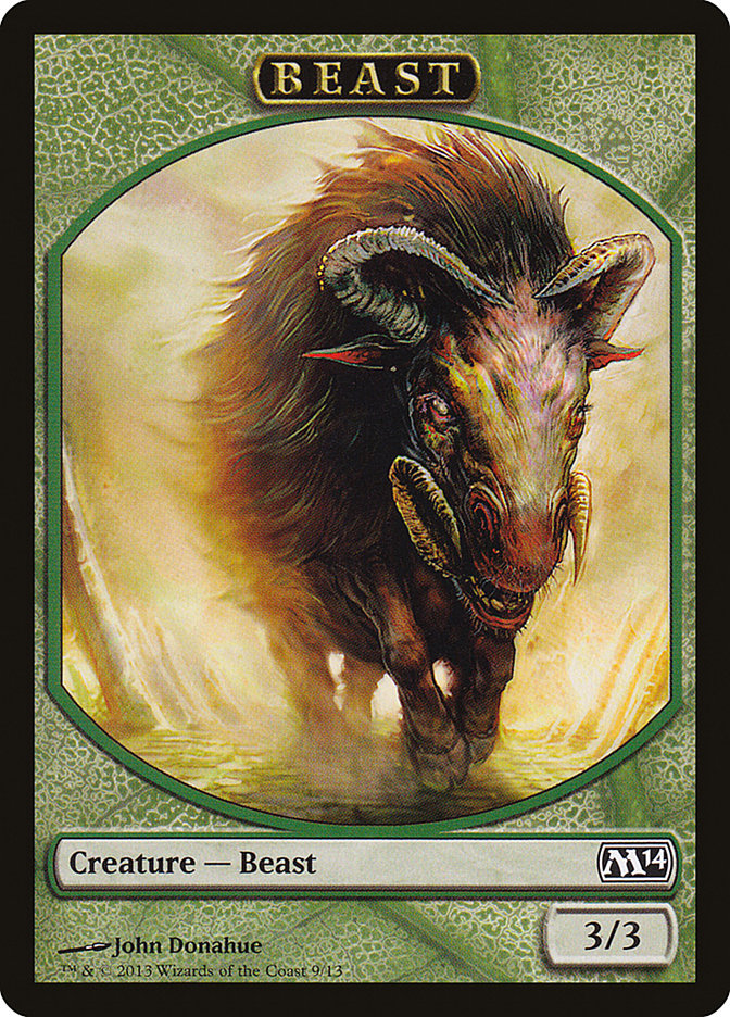 Beast Token [Magic 2014 Tokens] | Good Games Morley