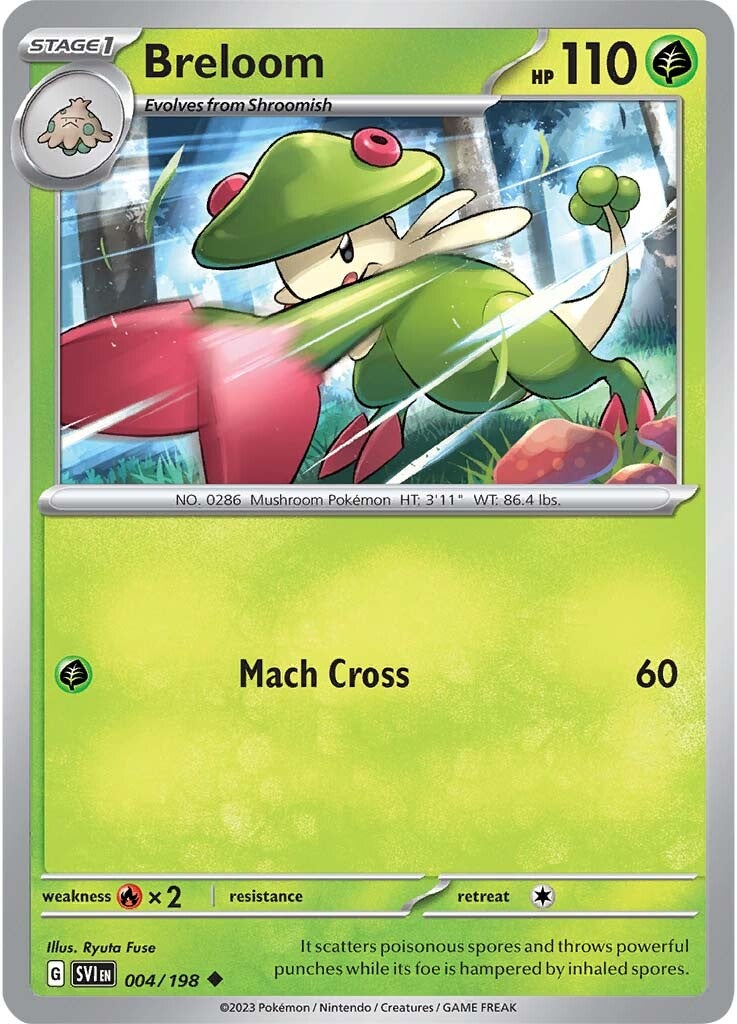 Breloom (004/198) [Scarlet & Violet: Base Set] | Good Games Morley