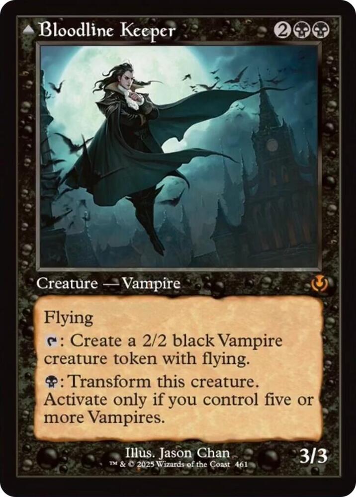 Bloodline Keeper // Lord of Lineage 461/287 (Innistrad Remastered)  - Retro | Good Games Morley