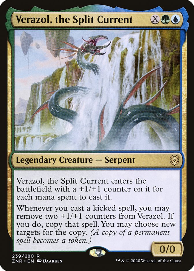 Verazol, the Split Current 239 (Zendikar Rising)  - Foil | Good Games Morley