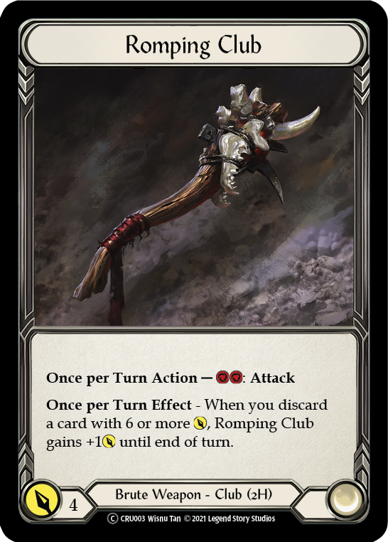 Romping Club [U-CRU003] (Crucible of War Unlimited)  Unlimited Rainbow Foil | Good Games Morley