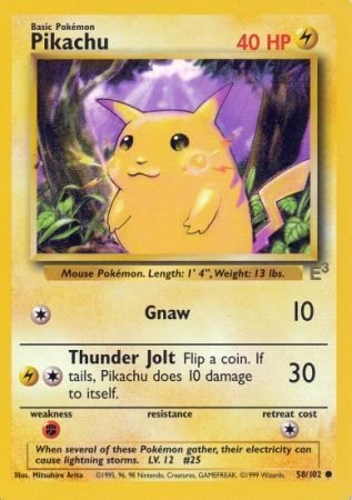 Pikachu (58/102) (E3 Stamped Promo) [Miscellaneous Cards] | Good Games Morley