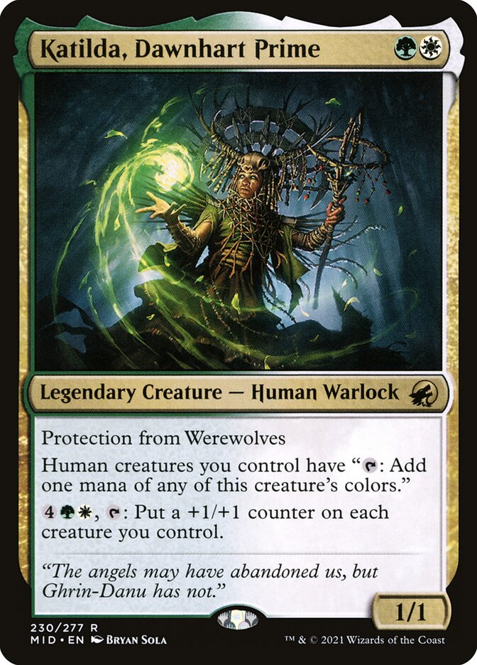 Katilda, Dawnhart Prime 230/277 (Innistrad: Midnight Hunt)  | Good Games Morley