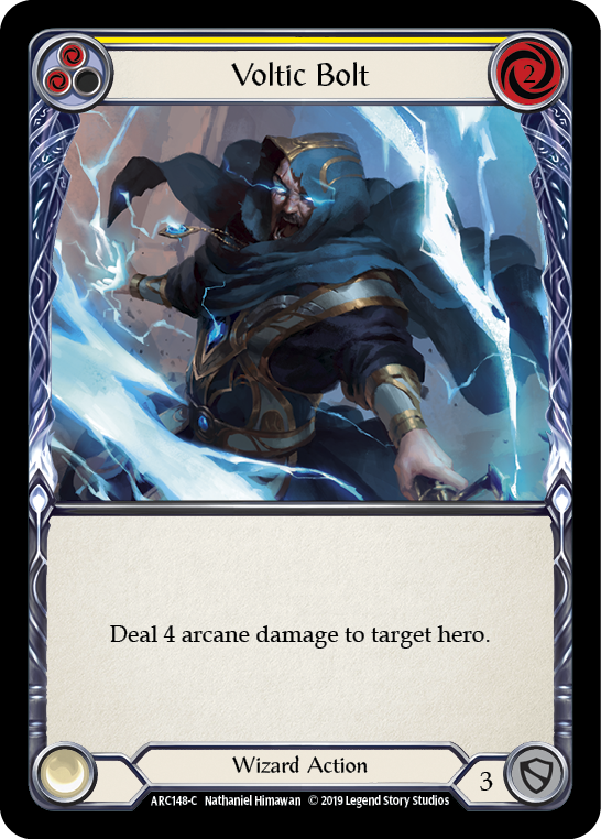 Voltic Bolt (Yellow) [ARC148-C] (Arcane Rising)  1st Edition Normal | Good Games Morley