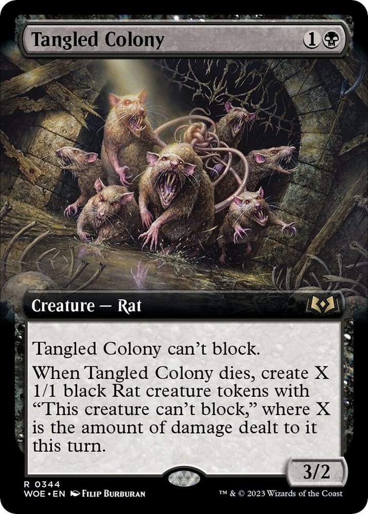 Tangled Colony 344/276 (Wilds of Eldraine)  - Extended Art | Good Games Morley