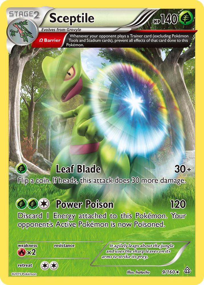 Sceptile 9/160 (XY - Primal Clash)  - Holofoil | Good Games Morley