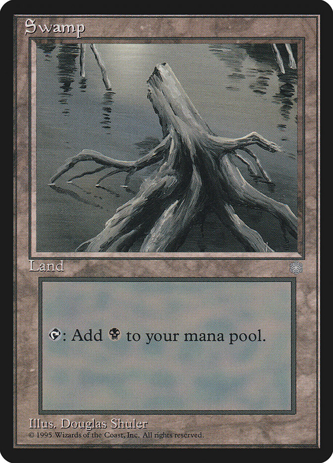Swamp (Stump) [Ice Age] | Good Games Morley