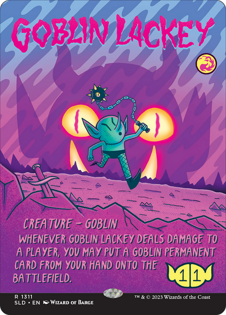 Goblin Lackey (1311) (Rainbow Foil) [Secret Lair Drop Series] | Good Games Morley