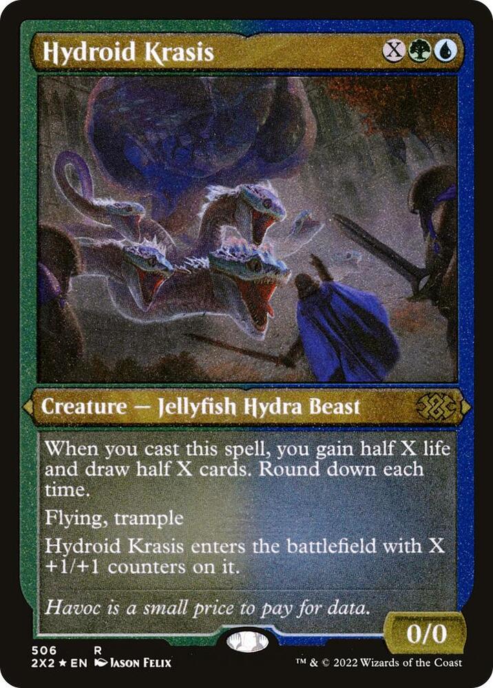 Hydroid Krasis Foil Etched 506 (Double Masters 2022)  - Foil | Good Games Morley