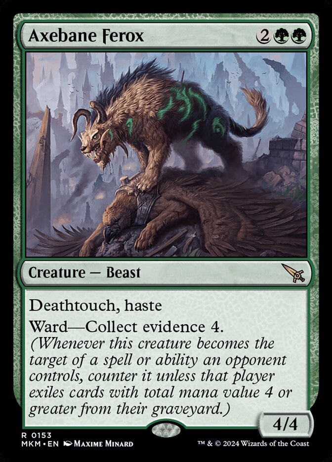 Axebane Ferox 153/286 (Murders at Karlov Manor)  - Foil | Good Games Morley
